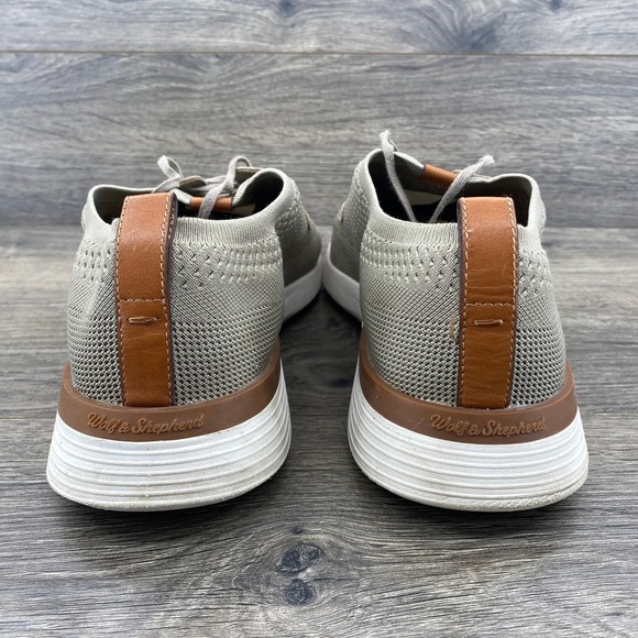 Wolf & Shepherd Swiftknit Swift Derby Mens 12 Stone Tan Hybrid Dress Sneaker main image 13
